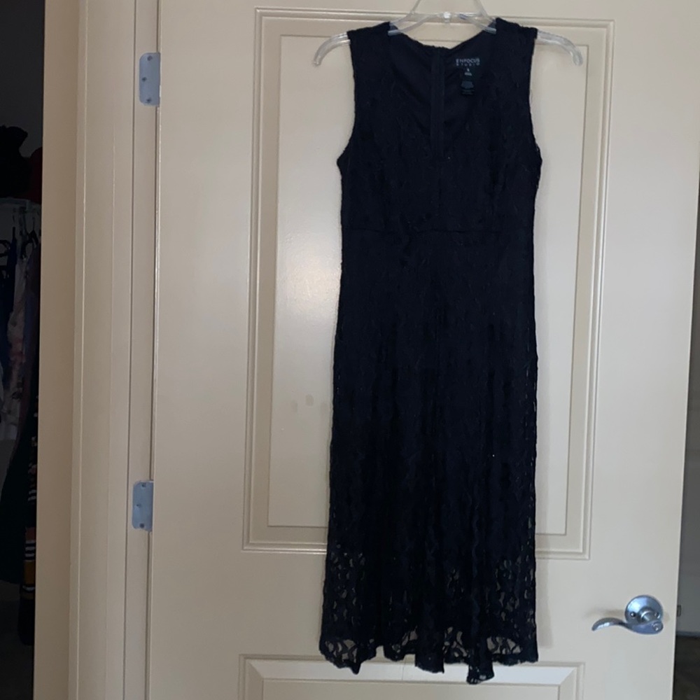 Enfocus Studio size 6 women’s black cocktail dress